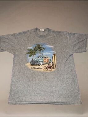 2000s vintage Walt Disney World mickey mouse woody wagon t-shirt